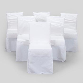 Paola Navone, A set of six dining chairs 'Ghost 23', Gervasoni Italy.