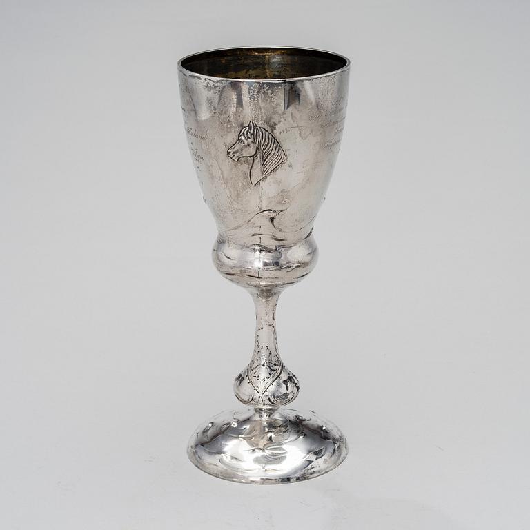 A silver cup of the early 1900s. Finnish silver hallmark. Weight 530 g.