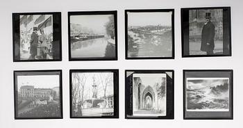 PARTI FOTONEGATIV
GLASPLÅTAR, 2 lådor, 1800/1900-tal.