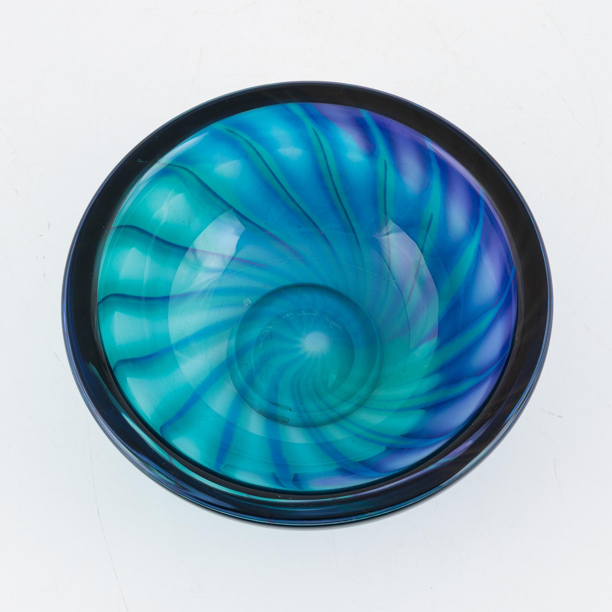 Sven-Åke Carlsson, a glass bowl, Transjö, Sweden.