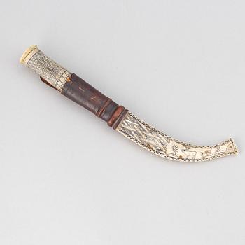 SAMEKNIV, renhorn, signerad AW och daterad 1931.