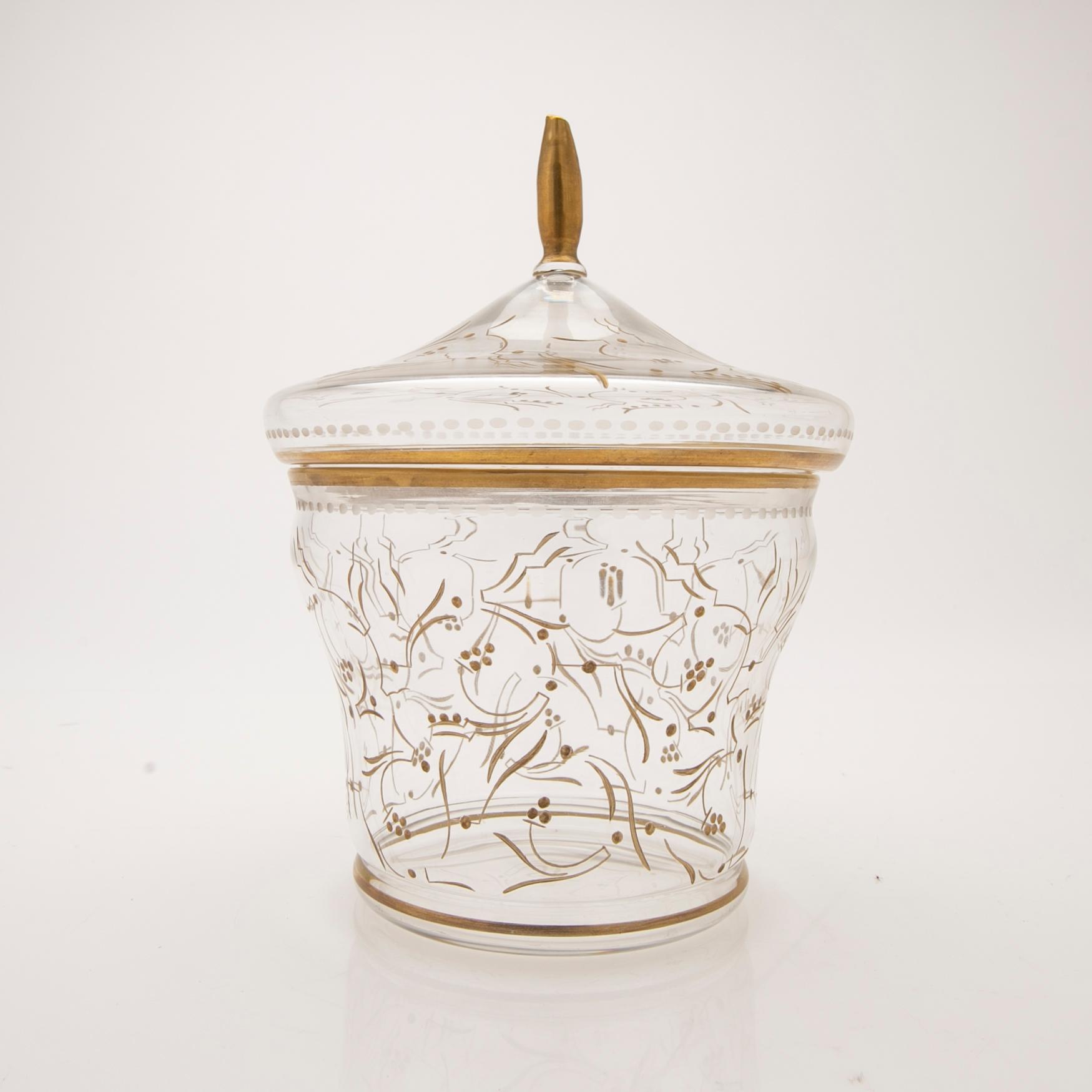 Ewald Dahlskog, Lock bowl, Kosta, 1920s/30s.