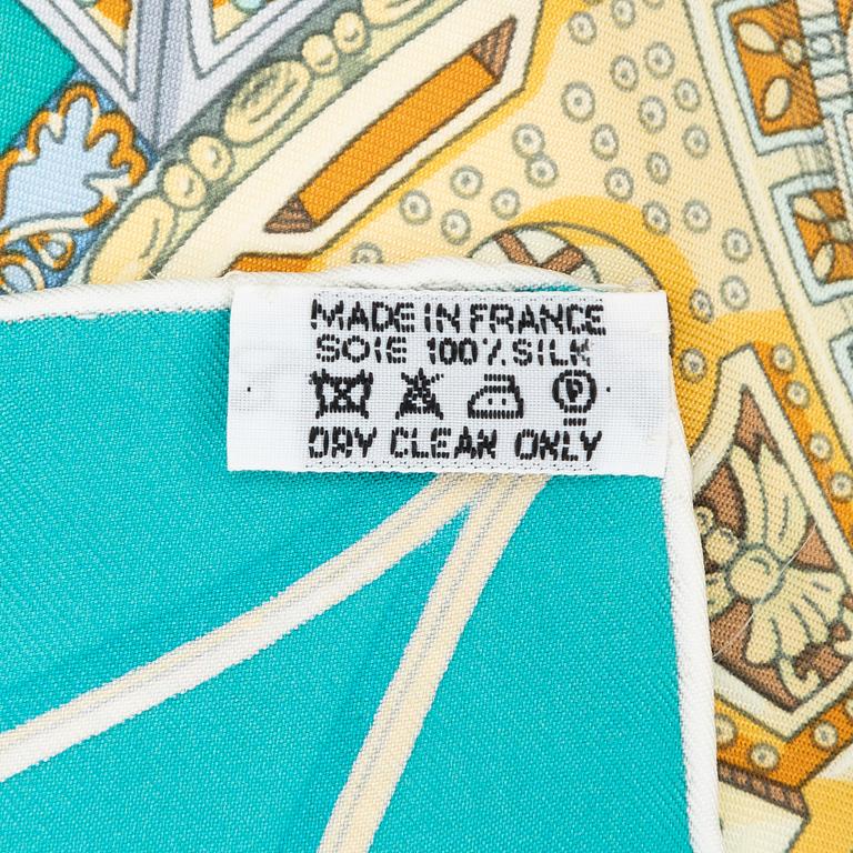 Hermès, scarf, "Les Dômes Célestes".