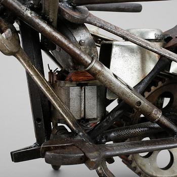 BOB PASTERKAMP, skulptur, metall. Signerad BP.