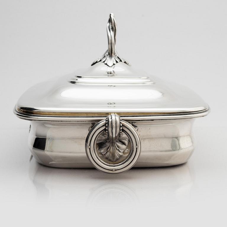 Sasikov, karott med lock, silver, kontrollör Andrei Kovalsky, Moskva 1848.