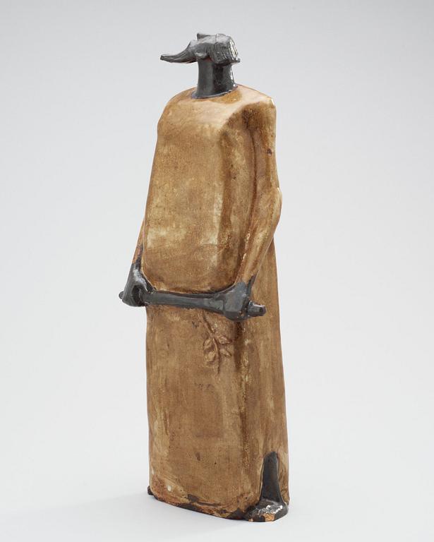 ÅKE HOLM, skulptur, "Aron med staven", Höganäs 1950-tal.