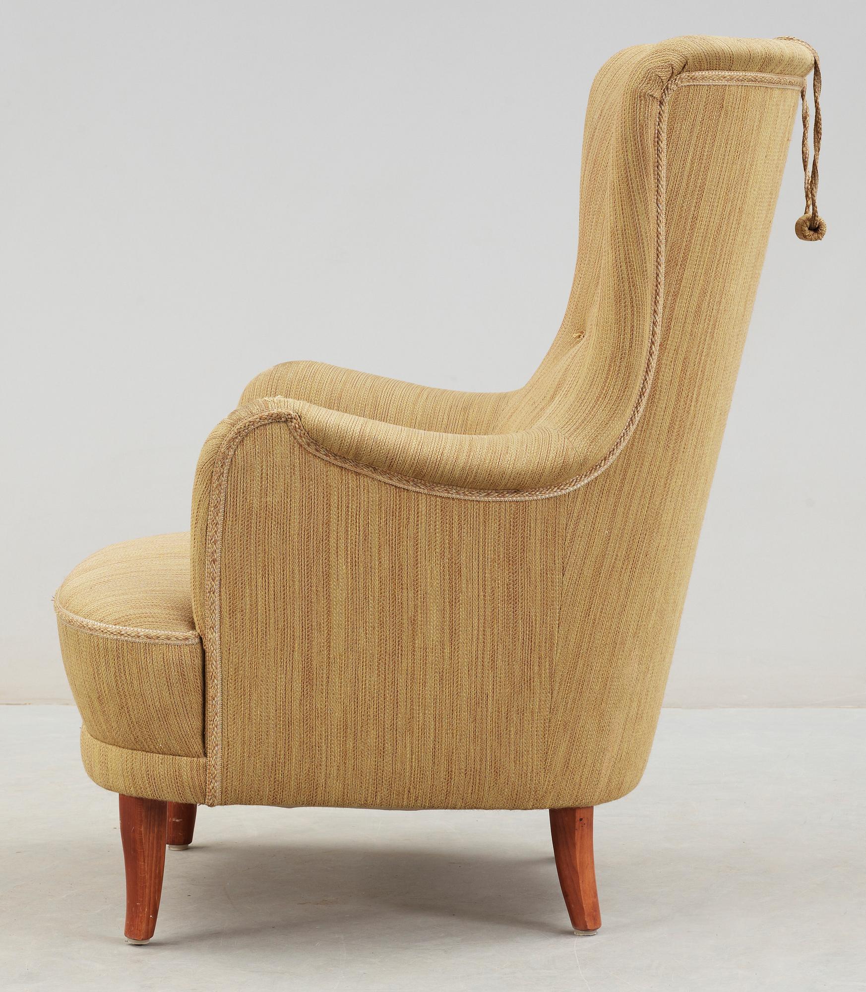 FÅTÖLJ, "Patronen", Carl Malmsten.