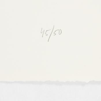 Jan Håfström, etching in colours, 2020, signed 45/50.