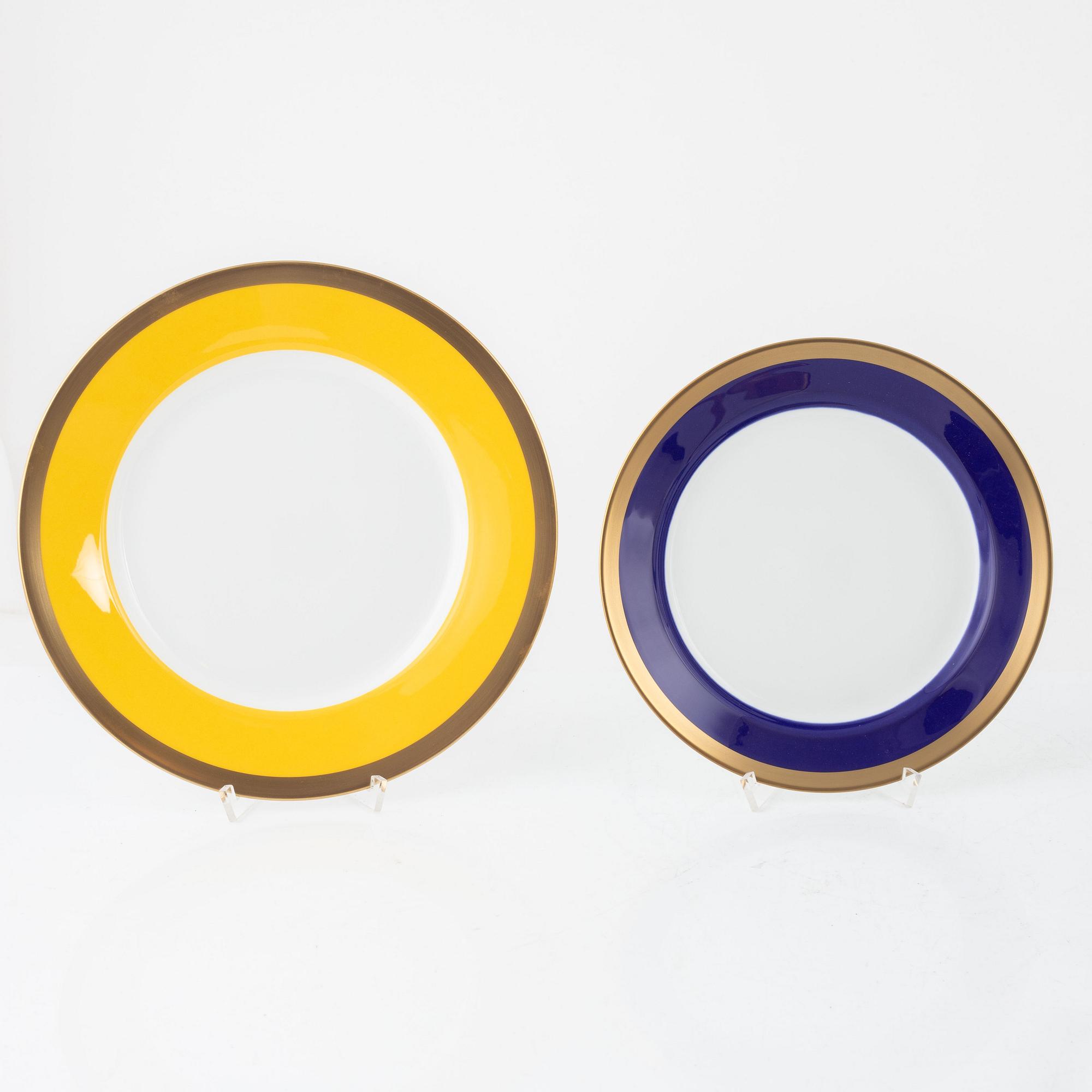 Karin Björquist, 49 pieces of a "Nobel" porcelain service, Rörstrand, Sweden.