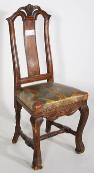 STOL, senbarock 1700-tal.