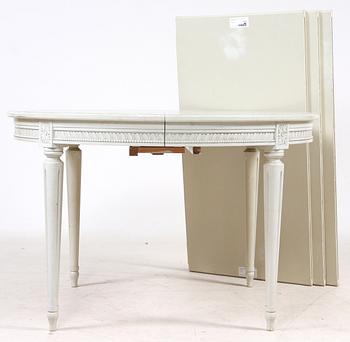 MATGRUPP, 9 delar gustaviansk stil, 1900-tal.