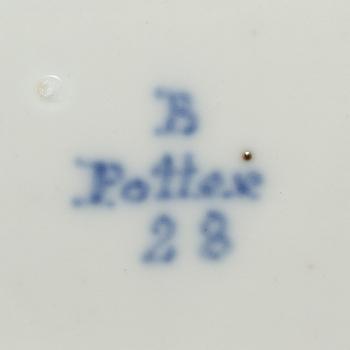A set of three French dishes, a bowl, ewer and basin, 19th Century.