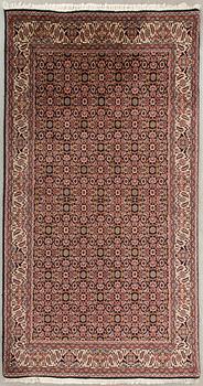 An old Bidjar carpet ca 243 x 139 cm.