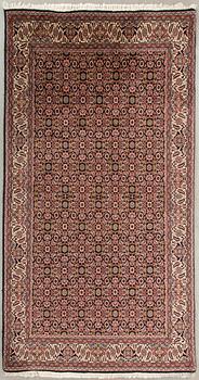 An old Bidjar carpet ca 243 x 139 cm.