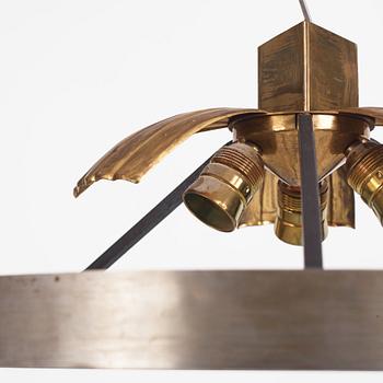 Lars Holmström, a Swedish Grace ceiling lamp, Arvika 1920s-1930s.