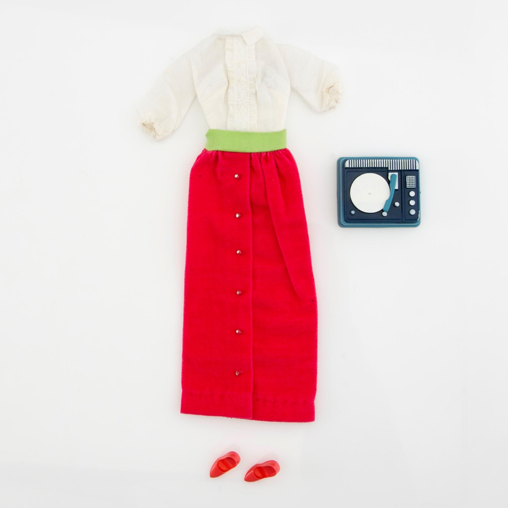 Barbie clothes 4 sets. Vintage including "Fashion Editor" Mattel 1965. "Stormy Weather" Mattel 1963-64.