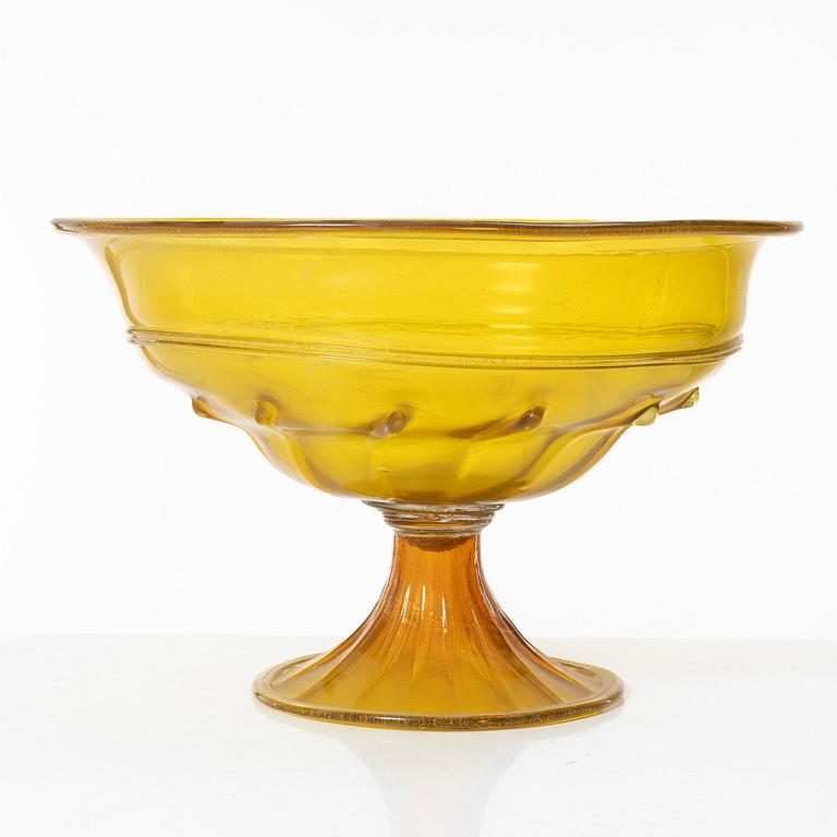 Praktskål, glas, Italien.