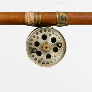 FLUGFISKESPÖ, i fyra delar med "Boca"-rulle. Danmark 1900-talets första hälft.