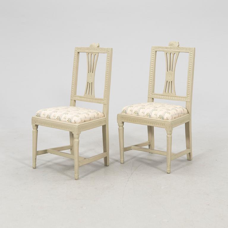 Chairs, a pair of early 19th century Gustavian.