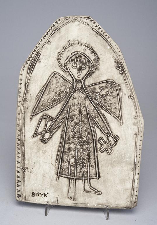 Rut Bryk, A CERAMIC WALL RELIEF.