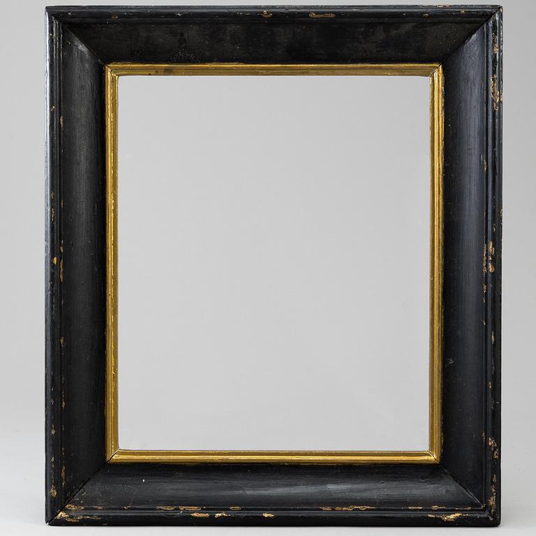 An 18th century wooden frame.