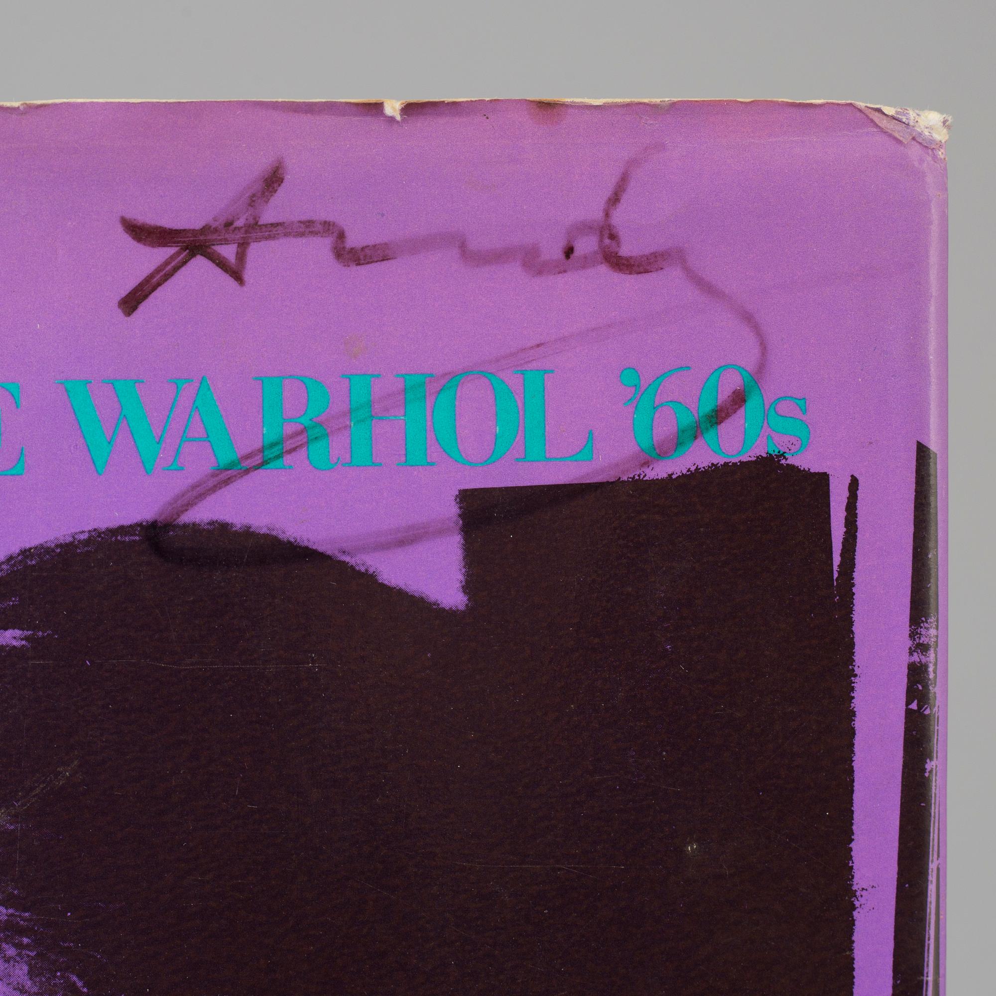 BOK, "POPism - The Warhol '60s", by Andy Warhol and Pat Hackett, 1980,  first edition, signed with dedication.