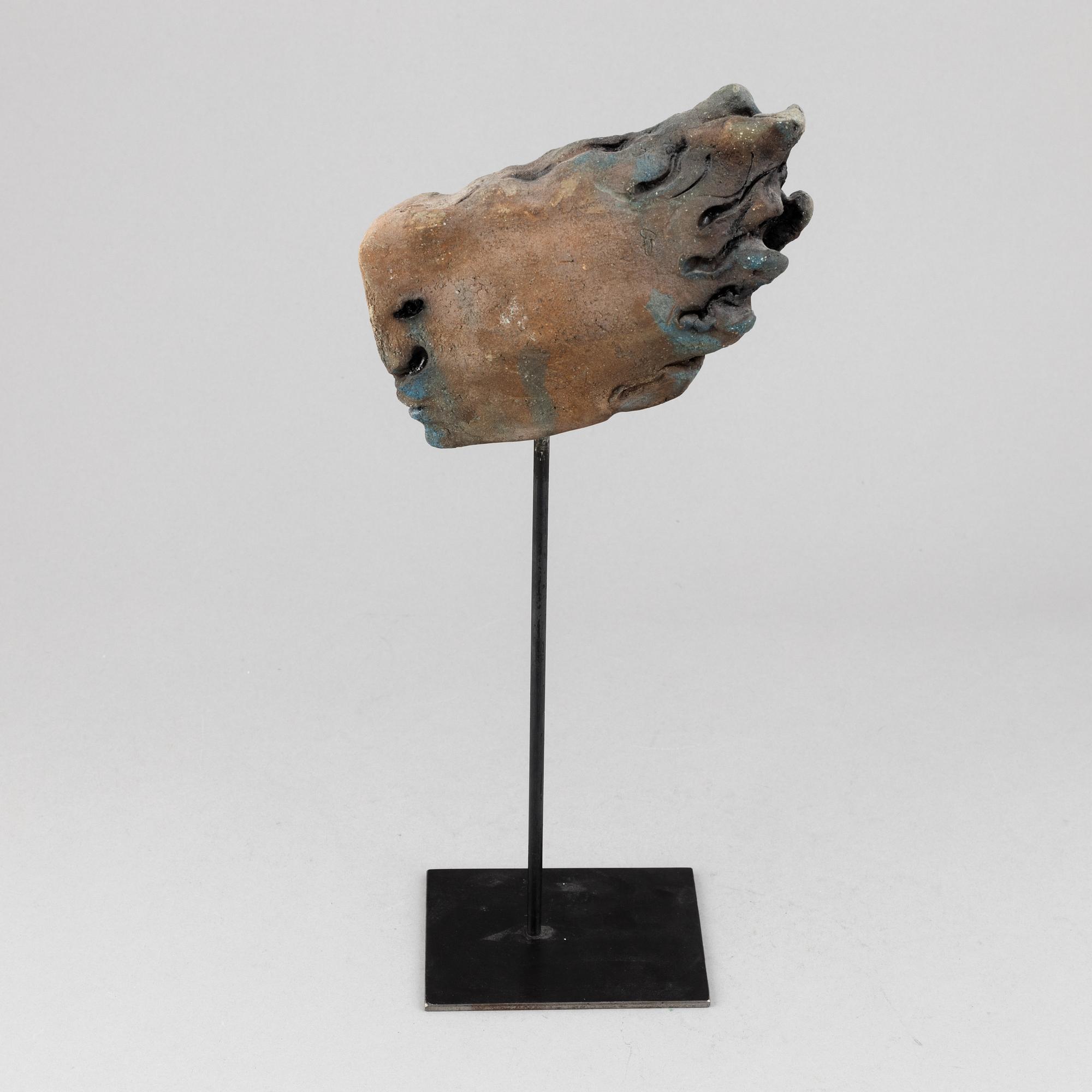 Henrik Allert, a glazed earthenware sculpture, signed.