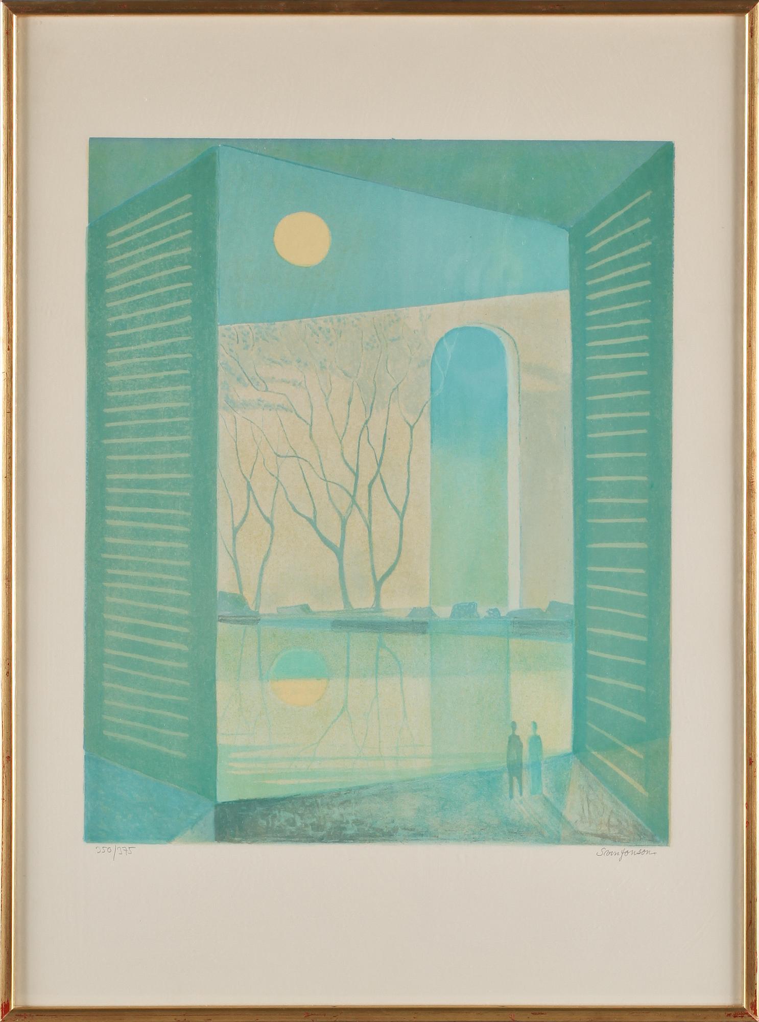 SVEN JONSON, färglitografi, signerad och numrerad 350/375.