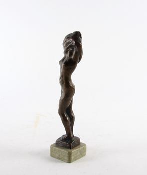 HÖGBOM, HELGE. Skulptur, brons, sign.