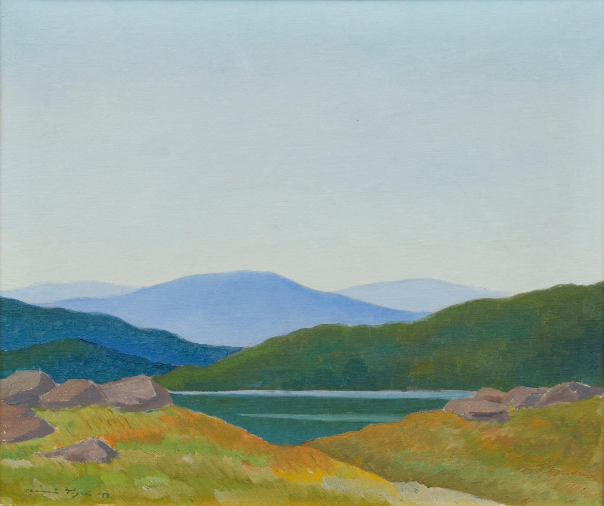 VÄINÖ TIGER, öljy kankaalle, signeerattu ja päivätty -50.