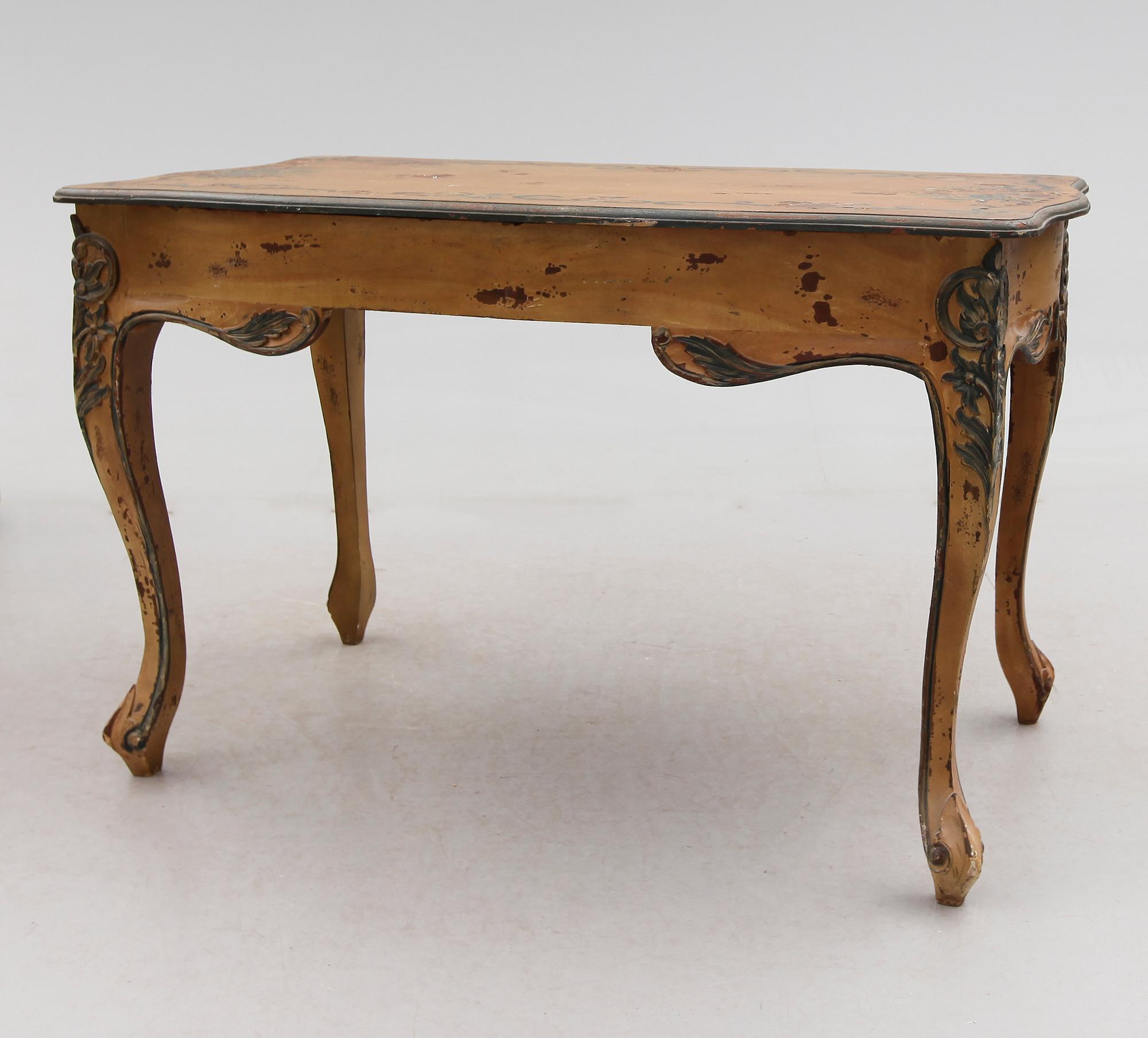 SKRIVBORD, rokokostil, 1900-talets mitt.