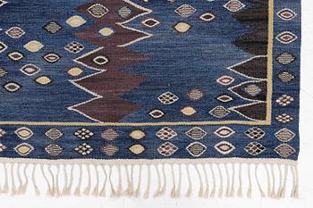 Barbro Nilsson, a 'Snäckorna' carpet,  tapestry weave, c. 219 x 144 cm, signed AB MMF BN.