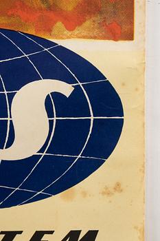 Otto Nielsen, a Scandinavian Airlines vintage poster.