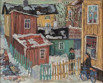 GÖSTA MÅNSSON, oil on canvas, signed G. Månsson.
