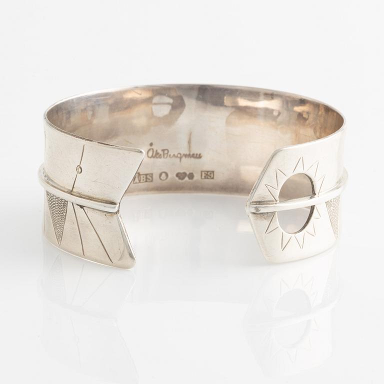 Åke Bergman, a silver cuff, Stockholm, 1956.