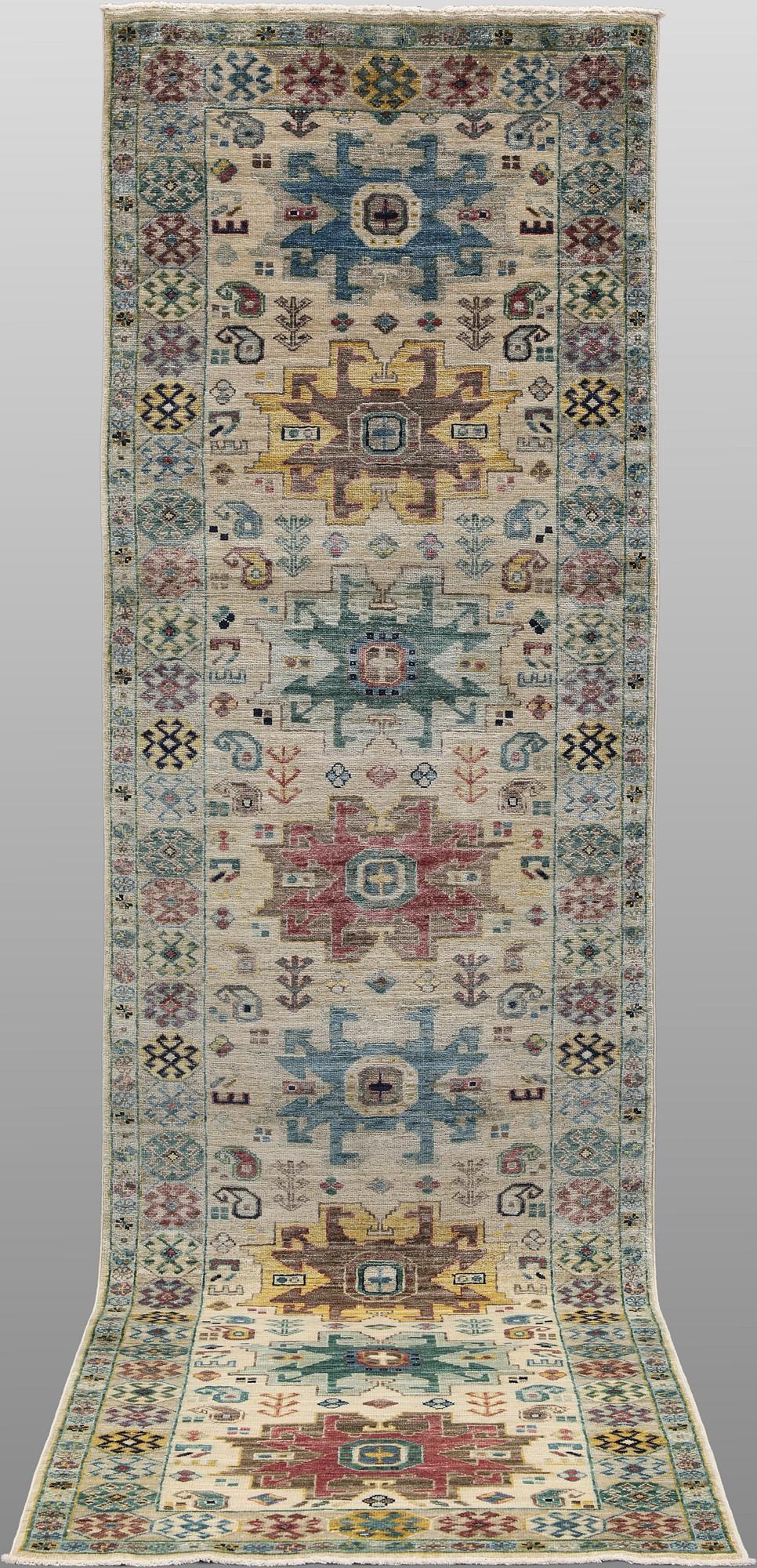 A runner carpet, Zigler Design, 292 x 80 cm.