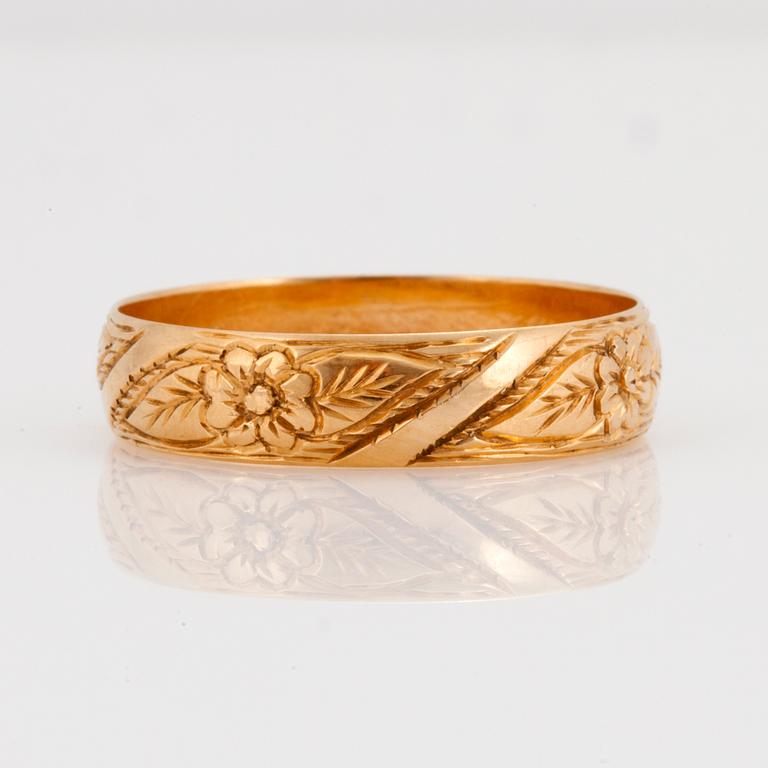 A 20K gold ring.