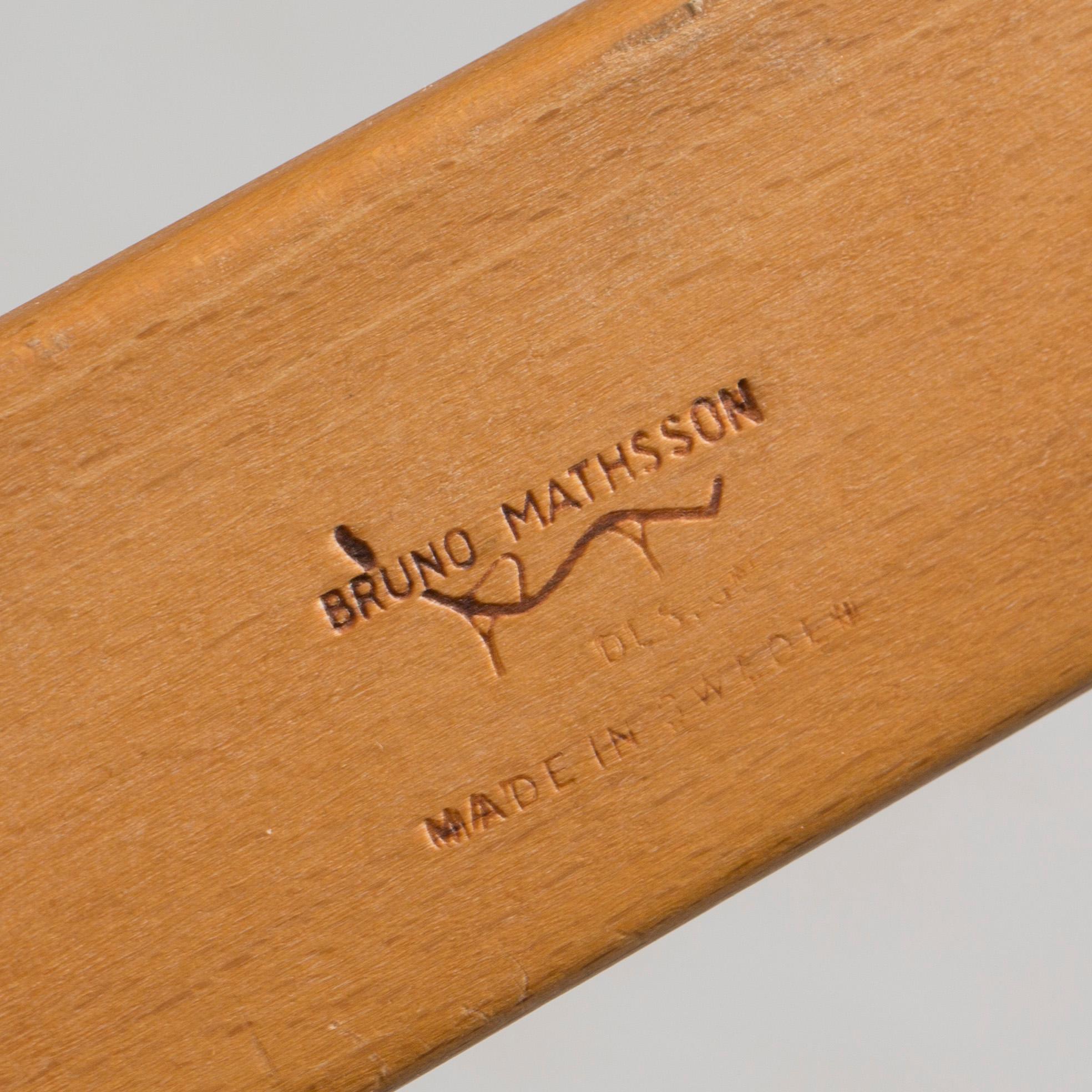 FÅTÖLJER, ett par, "Eva", Bruno Mathsson, Dux för  firma Karl Mathsson, Värnamo.