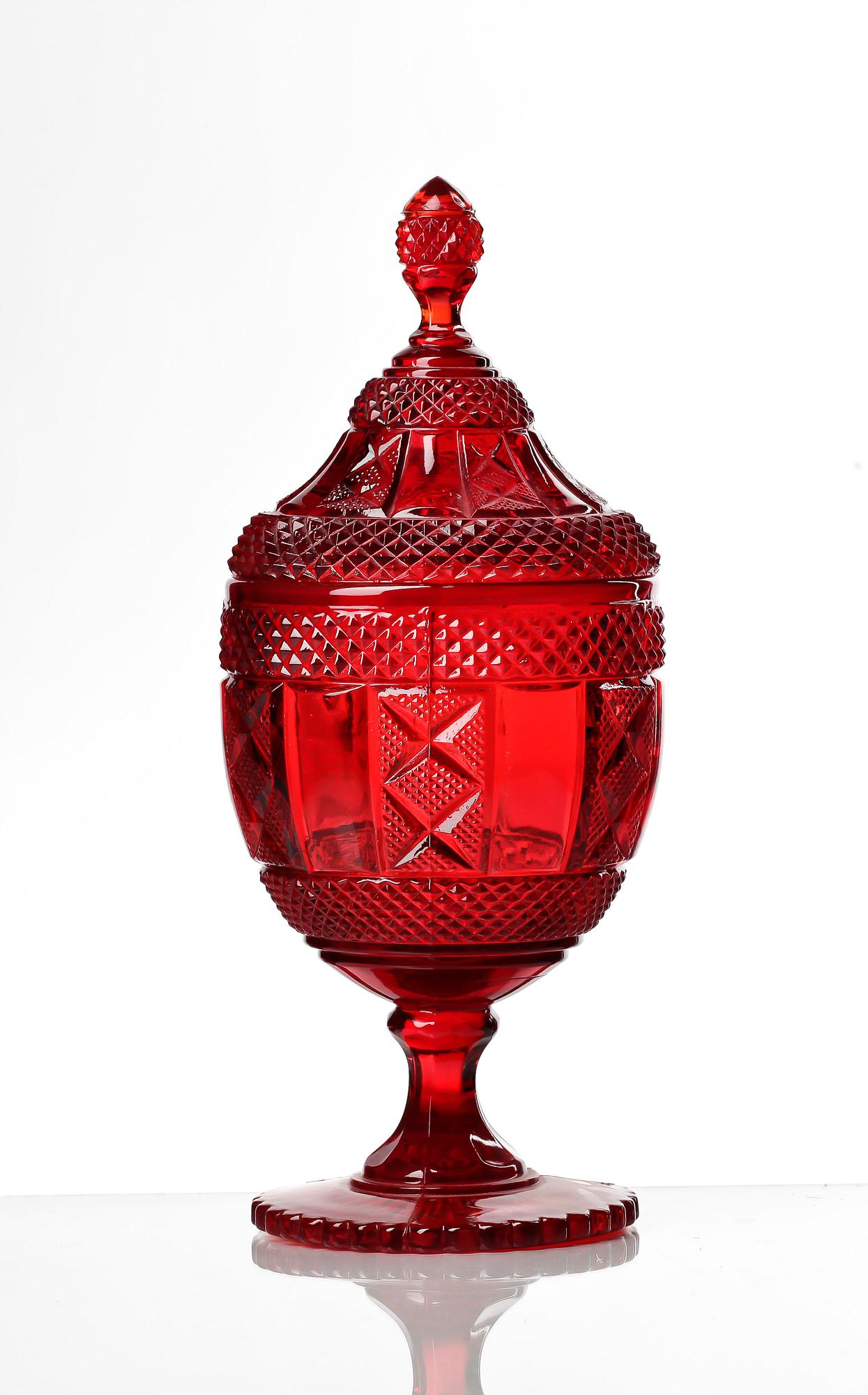 LOCKURNA, pressglas, 1800-tal.