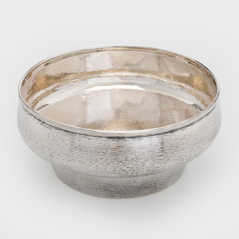 Reijo Sirkeoja, Skål, sterlingsilver, Kultakeskus, Tavastehus 1970.