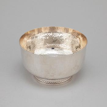 INGER RÅSTRÖM, skål, silver, "Sofiero" GAB, Eskilstuna 2004.