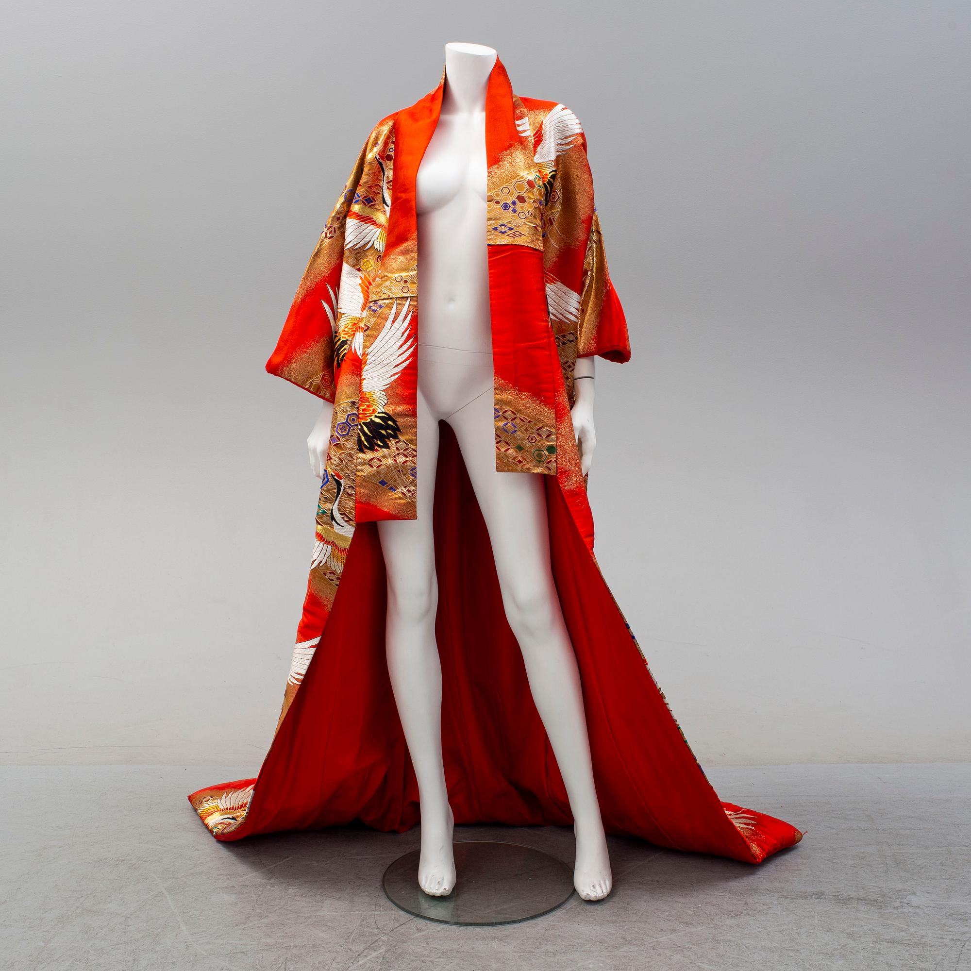 BRÖLLOPSKIMONO, Japan, 1900-tal.