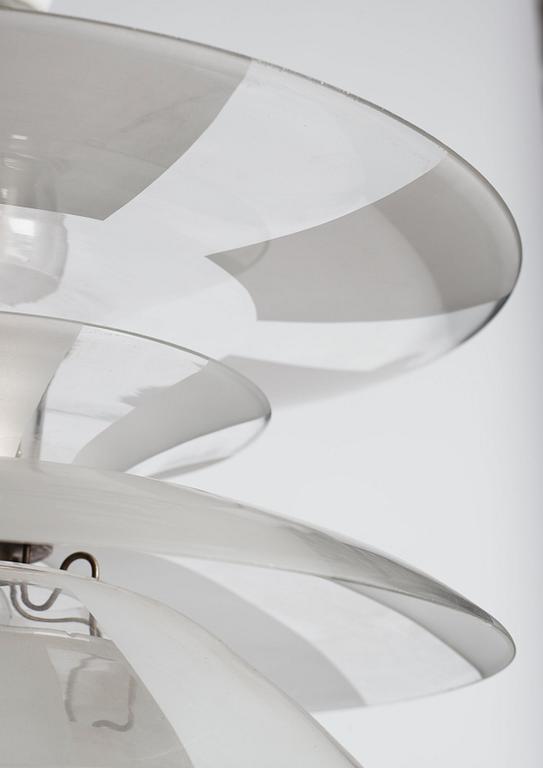 Poul Henningsen, "Septima 5" ceiling light, Louis Poulsen, Denmark ca 1929.