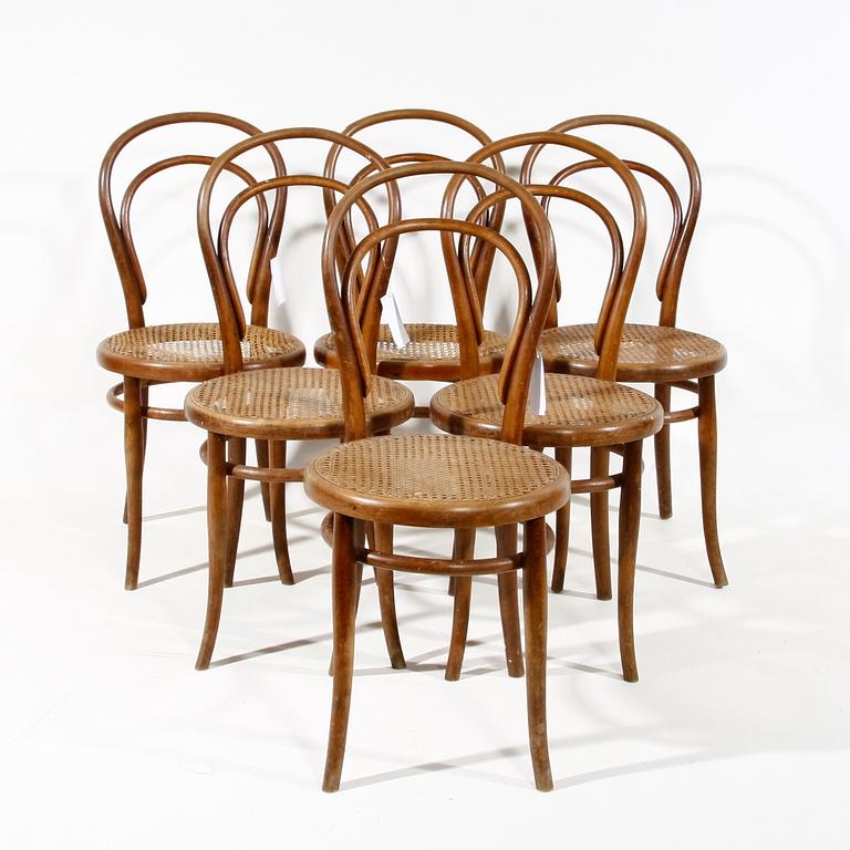 STOLAR, 6 st, Thonet. 1900-talets början.