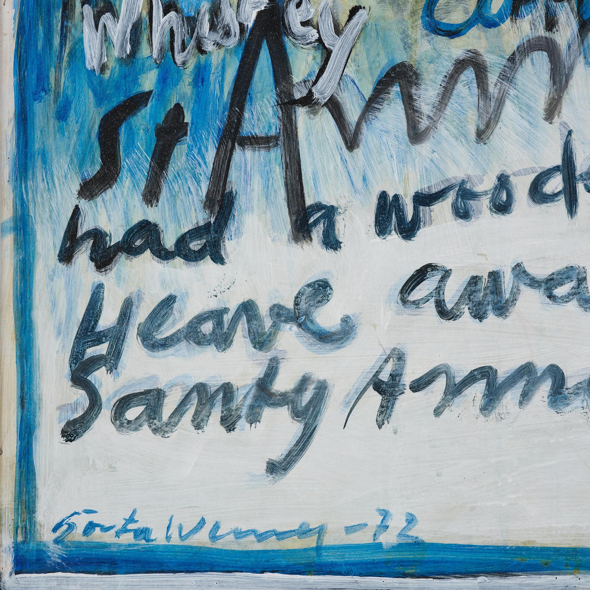 Gösta Werner, Shanties.