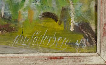 Nils Söderberg, oil on panel, signed and dated -49.