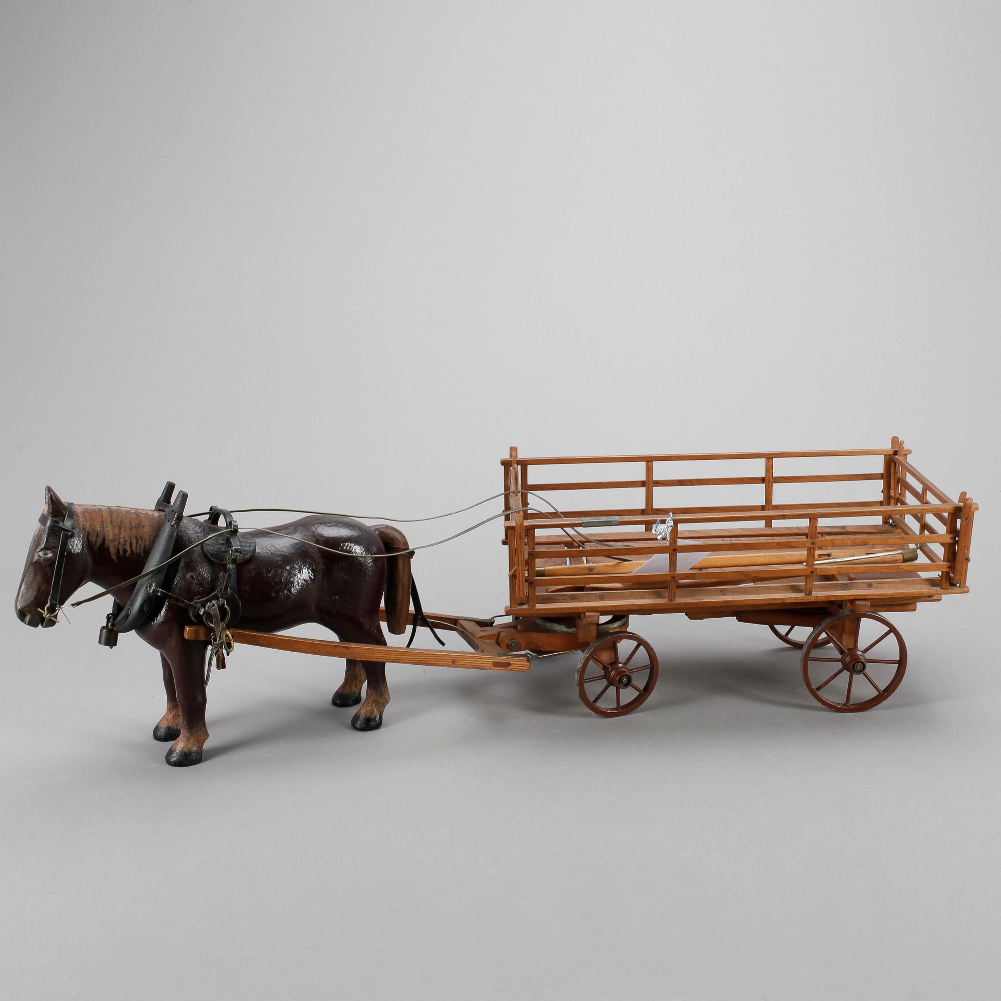 HÄSTEKIPAGE, 2 delar, 1900-talets första hälft.