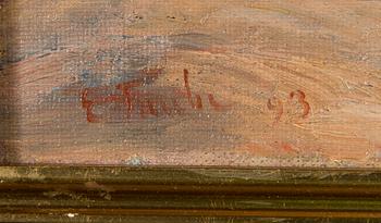 Eugen Taube, Shore view at noon.