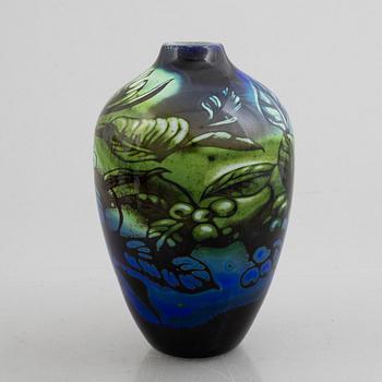 Eva Englund, a graal glass vase, Muraya 1991.