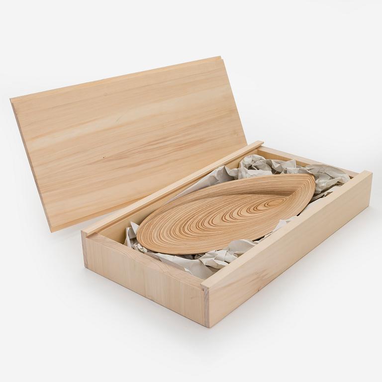 Tapio Wirkkala, A plywood dish, unsigned.